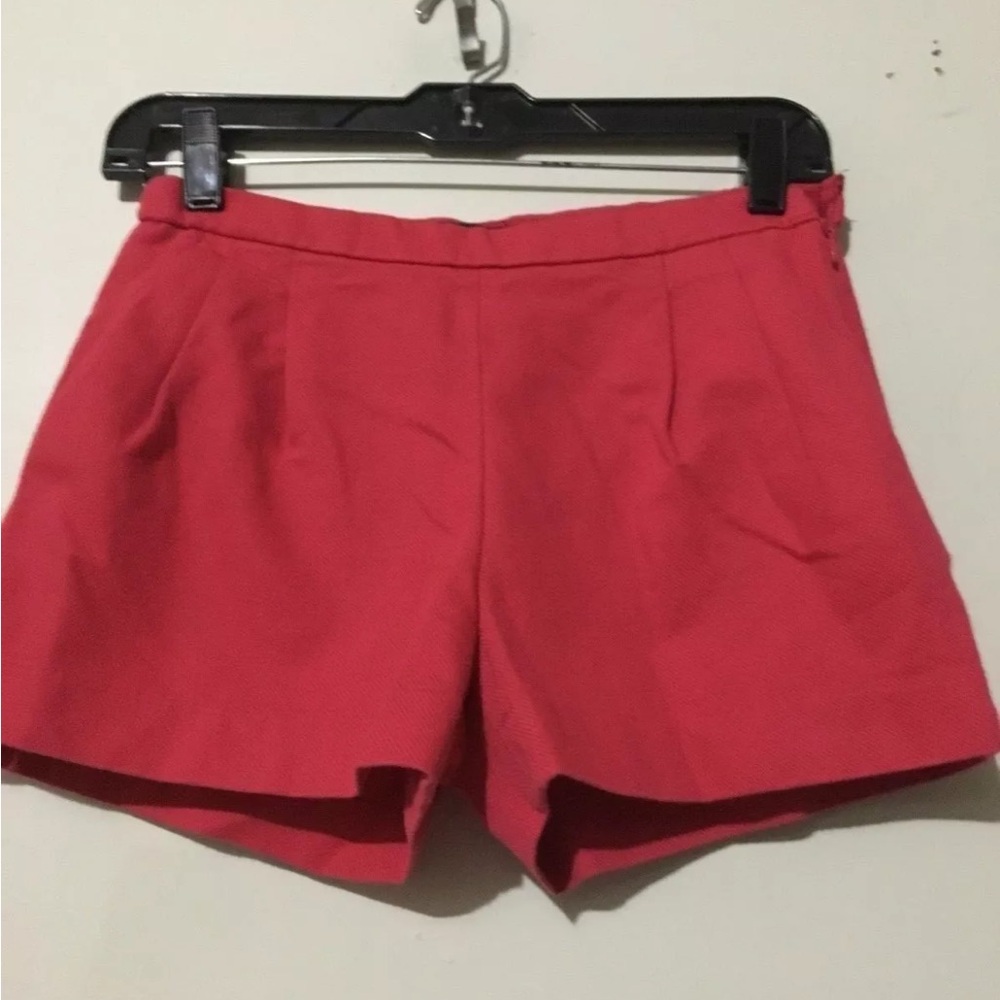 Jcrew 100% Cotton Red Shorts Women Size 8 Style#A1990